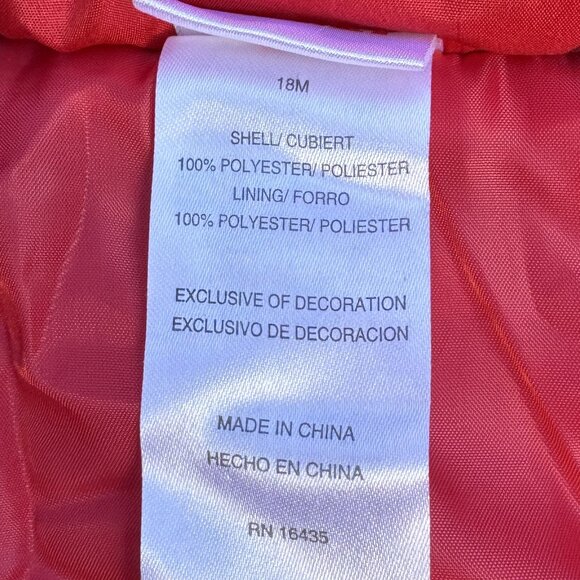 Disney Minnie Mouse Toddler Size 18 months Puffy Winter Vest With Mouse Ears - Picture 9 of 13